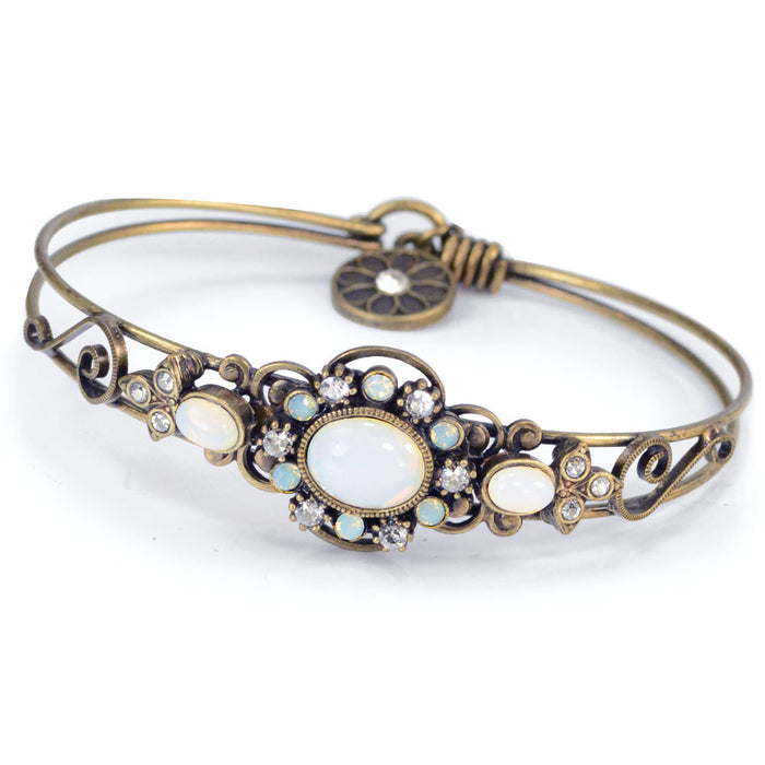 Victorian Jeweled Bangle Bracelet