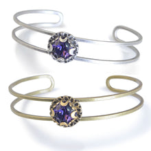 Load image into Gallery viewer, Crystal Dot Stacking Cuff Bracelet BR1297