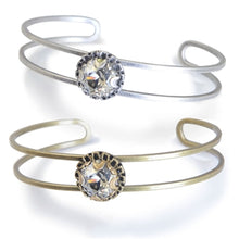 Load image into Gallery viewer, Crystal Dot Stacking Cuff Bracelet BR1297 - sweetromanceonlinejewelry