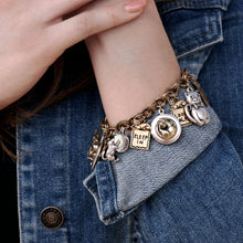 Load image into Gallery viewer, Things I Learned From My Cat Charm Bracelet BR222