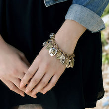 Load image into Gallery viewer, Things I Learned From My Cat Charm Bracelet BR222