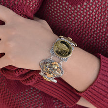 Load image into Gallery viewer, French Bronze &amp; Silver Links Bracelet