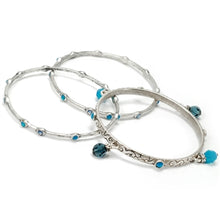 Load image into Gallery viewer, Set of 3 Crystal Bangle Bracelets