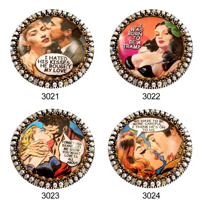 Vintage Vixens Comic Bracelets