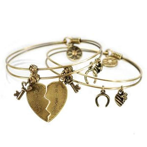 Best Friends Bangles-Set of 2 BR371 - sweetromanceonlinejewelry