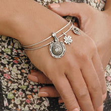 Load image into Gallery viewer, Lucky Horseshoe Birthstone Bangle