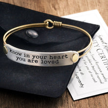 Load image into Gallery viewer, Inspirational Message Bar Bracelets