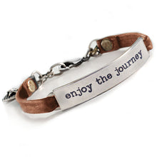 Load image into Gallery viewer, Enjoy the Journey Inspirational Message Bracelet BR414
