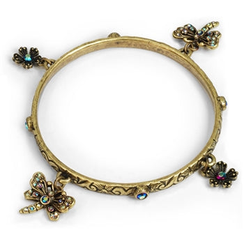 Dragonfly Bangle Bracelet BR427 - sweetromanceonlinejewelry