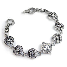Load image into Gallery viewer, Art Deco Diamond Harlequin Wedding Bracelet BR451 - Sweet Romance Wholesale