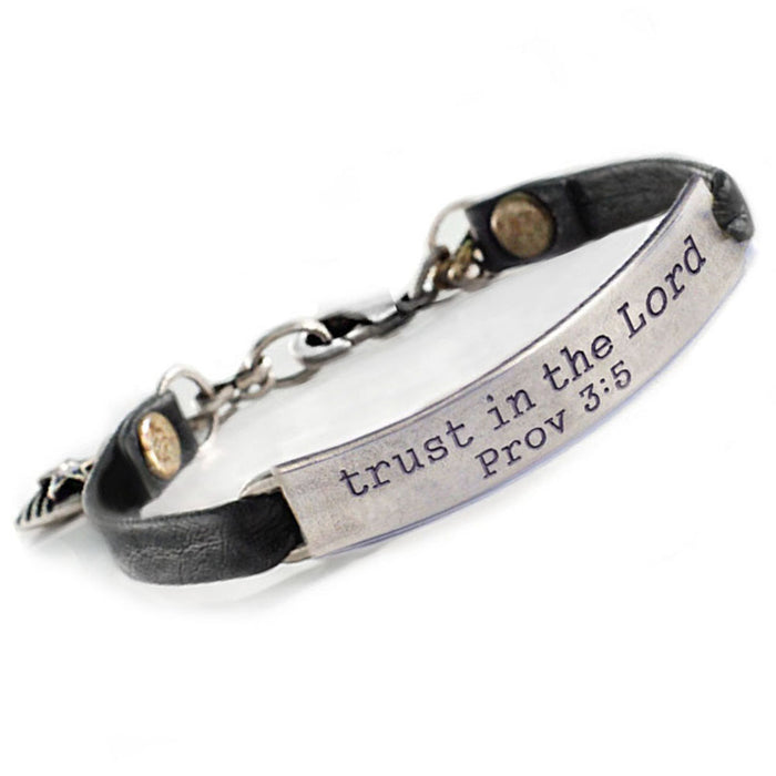 Trust in the Lord Bible Verse Bracelet BR505