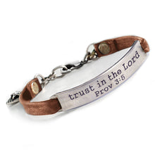 Load image into Gallery viewer, Trust in the Lord Bible Verse Bracelet BR505