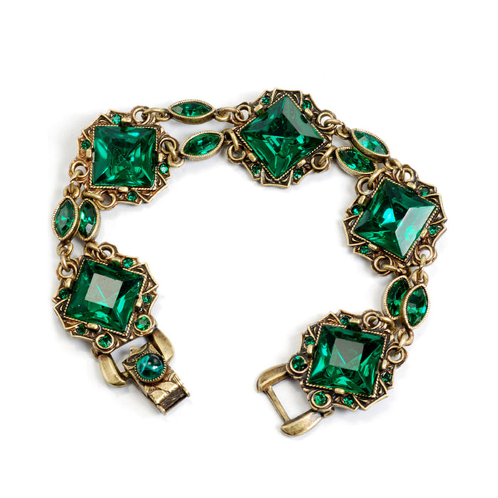 Art Deco Vintage Squares Bracelet BR540