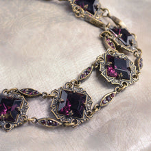 Load image into Gallery viewer, Art Deco Vintage Squares Bracelet BR540