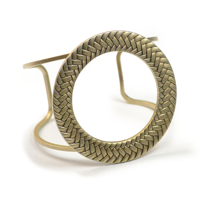 Modern Circle Mid-Century Cuff Bracelet BR567