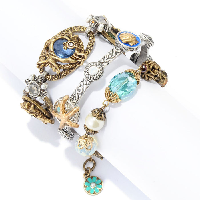 Treasures of the Sea - Set Of 3 Bracelets BR677-SEA