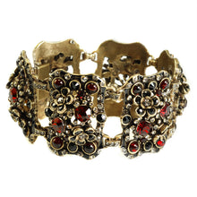 Load image into Gallery viewer, Garnet Garden Bracelet BR705
