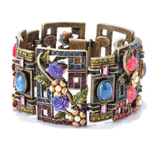 Load image into Gallery viewer, Art Deco Chinese Rose Screen Vintage Bracelet BR999