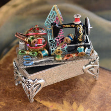 Load image into Gallery viewer, Vintage Sewing Machine Storybox