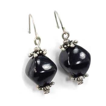 Jet Black Earrings E0319