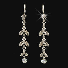 Load image into Gallery viewer, Crystal Flutter Drop Earrings E105
