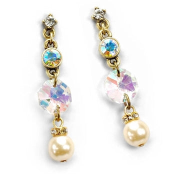 Crystal Pearl Earring