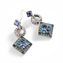 Load image into Gallery viewer, Vintage Midcentury Aurora Glamour Earrings   E1103
