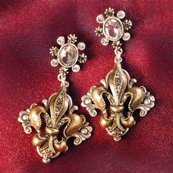 French Fleur De Lis Earrings E1121