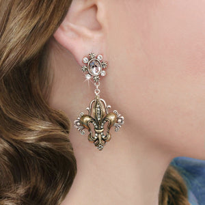 French Fleur De Lis Earrings E1121