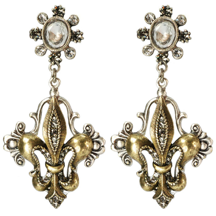 French Fleur De Lis Earrings E1121