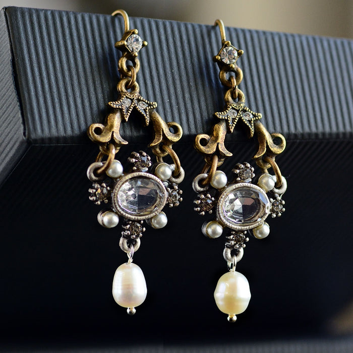 French Crystal Lorraine Earrings