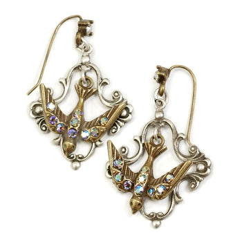 Little Flying Bird Earrings E1171