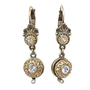 Victorian Rosette Earrings E1172 - sweetromanceonlinejewelry