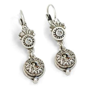 Victorian Rosette Earrings E1172 - sweetromanceonlinejewelry