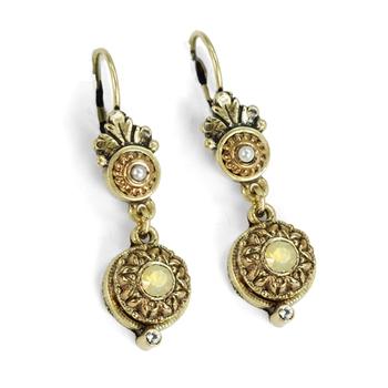 Victorian Rosette Earrings E1172 - sweetromanceonlinejewelry