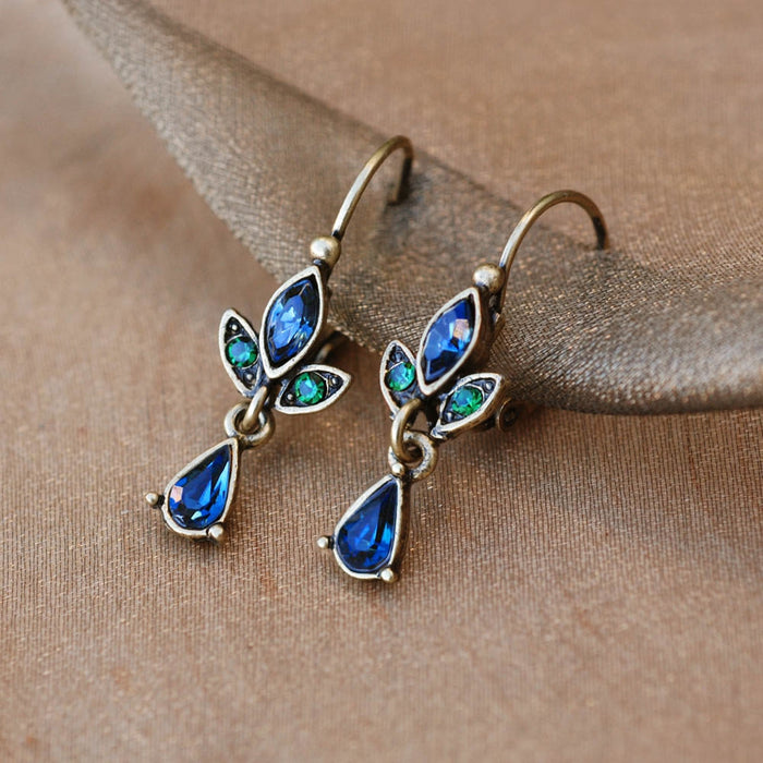 Swarovski Crystal Dainty Teardrop Earrings