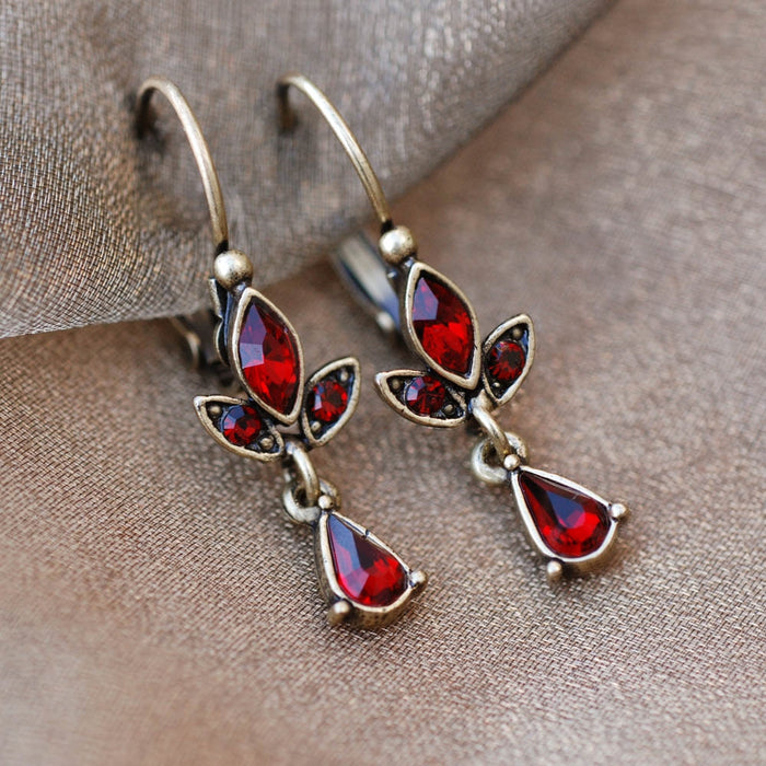 Swarovski Crystal Dainty Teardrop Earrings