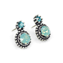 Load image into Gallery viewer, Double Stone Crystal Stud Earrings E1247