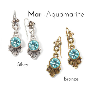 Dainty Crystal Minimalist Birthstone Earrings