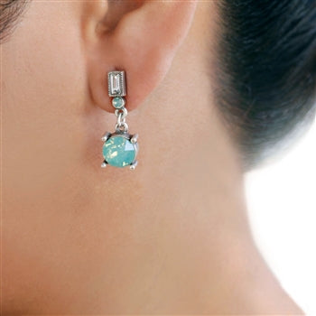 Crystal Orb Earrings