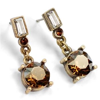 Crystal Orb Earrings E1252 - sweetromanceonlinejewelry