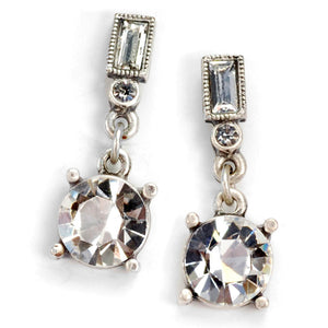 Crystal Orb Earrings  E1252