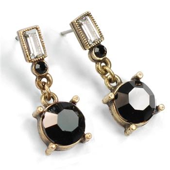 Crystal Orb Earrings E1252 - sweetromanceonlinejewelry