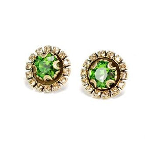 Crystal Halo Earrings E1256 - sweetromanceonlinejewelry