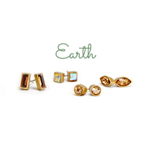 Load image into Gallery viewer, Set of 4 Crystal Stud Earrings E1259