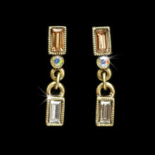 Load image into Gallery viewer, Baguette Post Earrings E1274