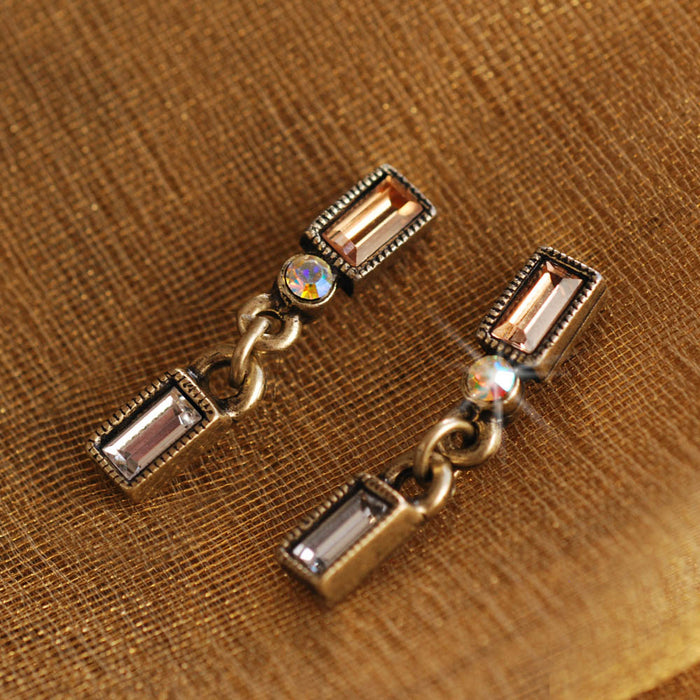 Baguette Post Earrings E1274