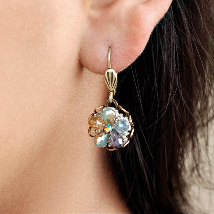 Ocean Flower Earrings E1302