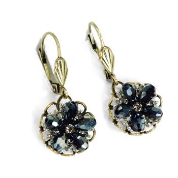 Ocean Flower Earrings E1302 - sweetromanceonlinejewelry
