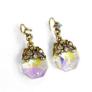 Crystal Prism Dainty Earrings E1303 - sweetromanceonlinejewelry